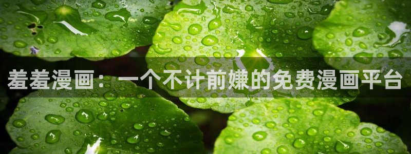 禁漫天堂官网网址：羞羞漫画：一个不计前嫌的免费漫画平台