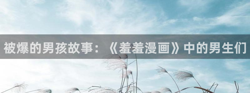 禁漫天堂网：被爆的男孩故事：《羞羞漫画》中的男生们